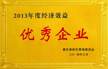 2013年經(jīng)濟(jì)效益優(yōu)秀企業(yè)